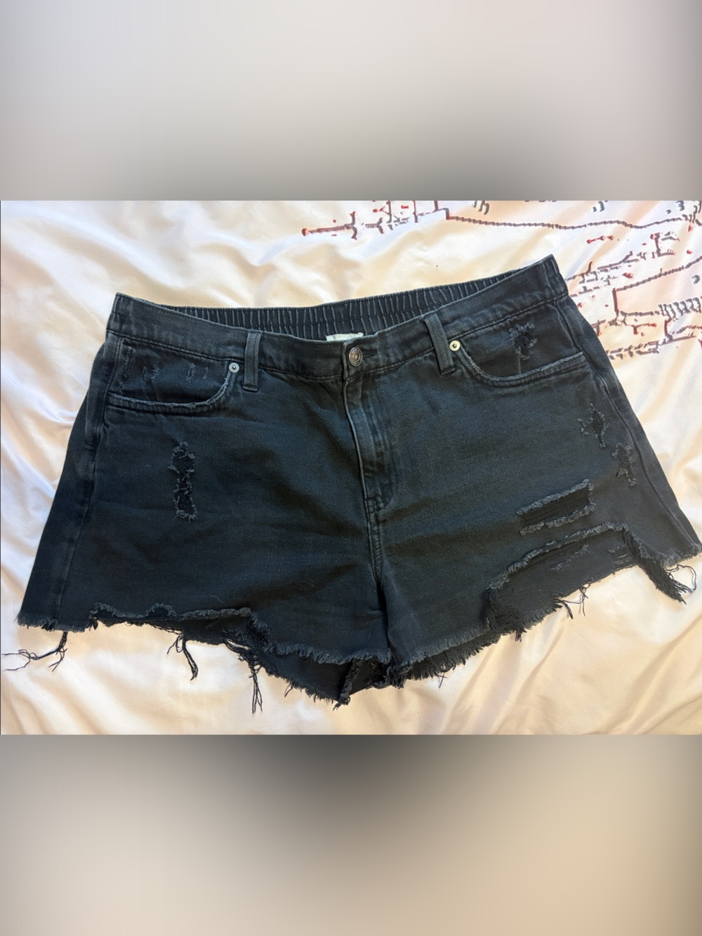 Aerie daydreamer black shorts